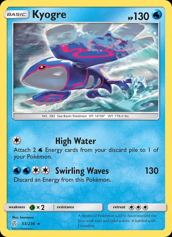 Kyogre 53/236, Cosmic Eclipse