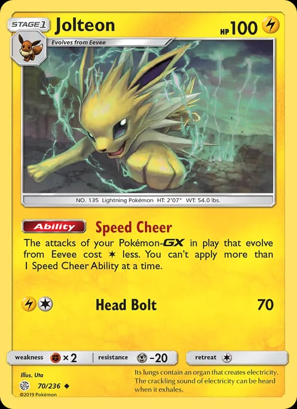 Jolteon 70/236, Cosmic Eclipse