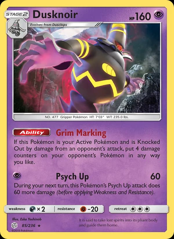 Dusknoir 85/236, Cosmic Eclipse