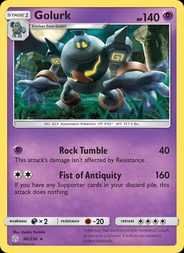Golurk 90/236, Cosmic Eclipse