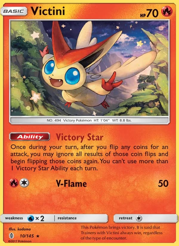 Victini 10/145, Guardians Rising