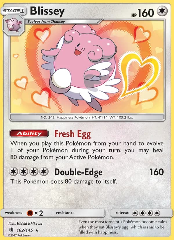 Blissey 102/145, Guardians Rising