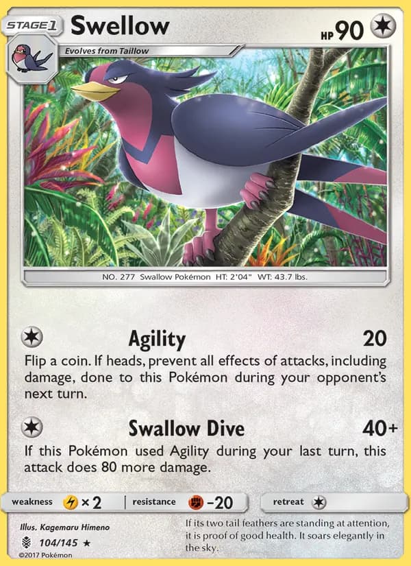 Swellow 104/145, Guardians Rising