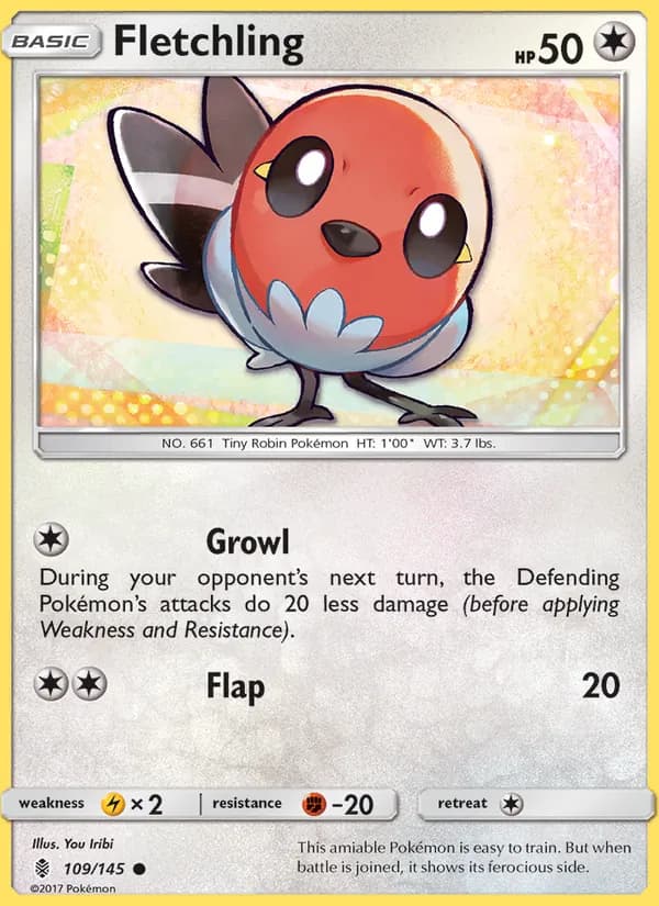 Fletchling 109/145, Guardians Rising