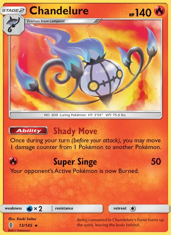 Chandelure 13/145, Guardians Rising
