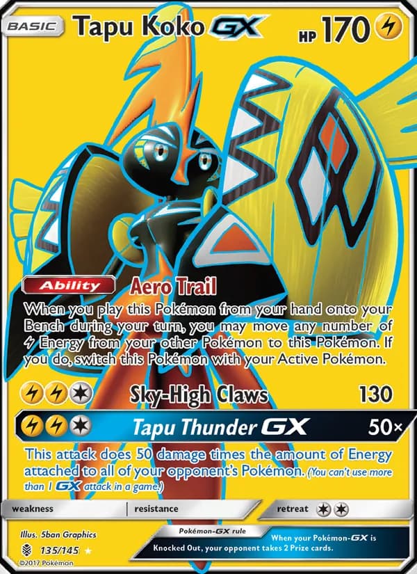 Tapu Koko GX 135/145, Guardians Rising