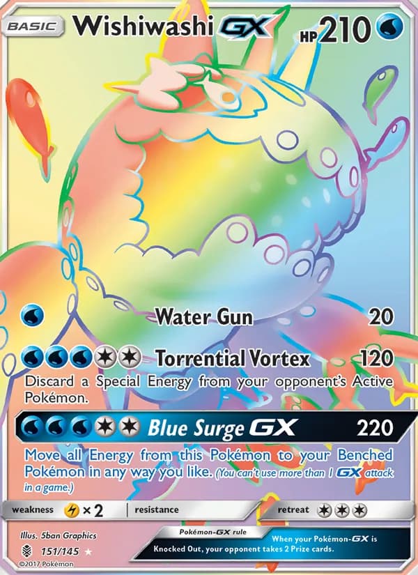 Wishiwashi GX 151/145, Guardians Rising