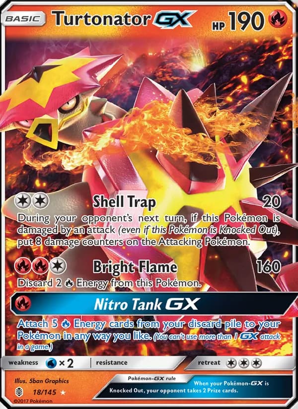 Turtonator GX 18/145, Guardians Rising