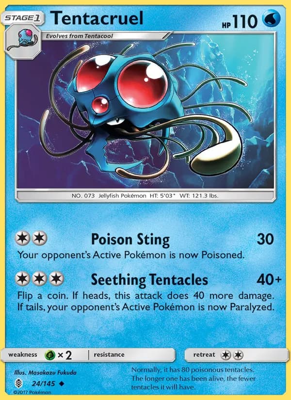 Tentacruel 24/145, Guardians Rising