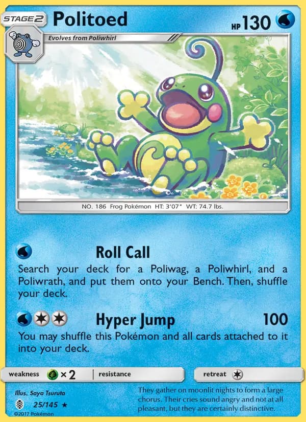 Politoed 25/145, Guardians Rising