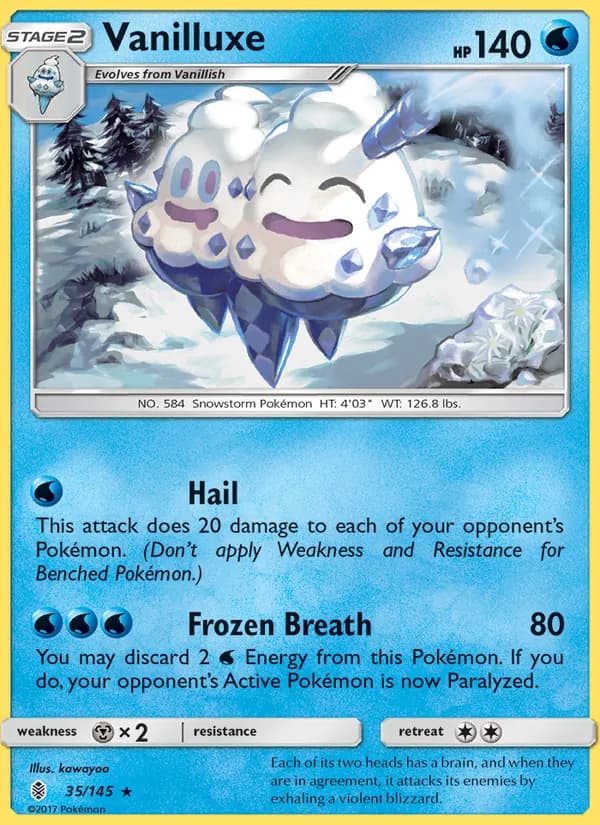 Vanilluxe 35/145, Guardians Rising