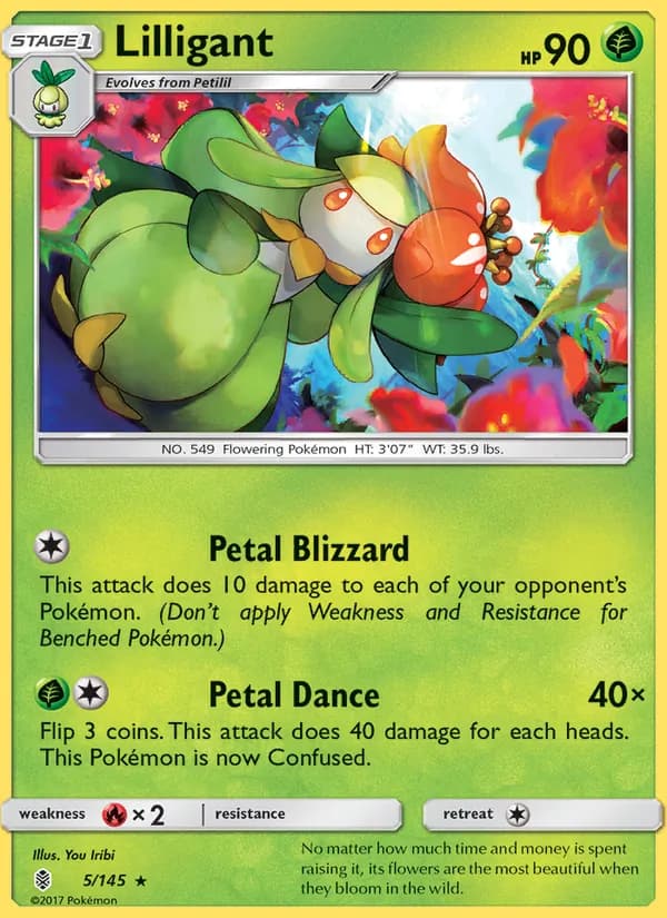 Lilligant 5/145, Guardians Rising