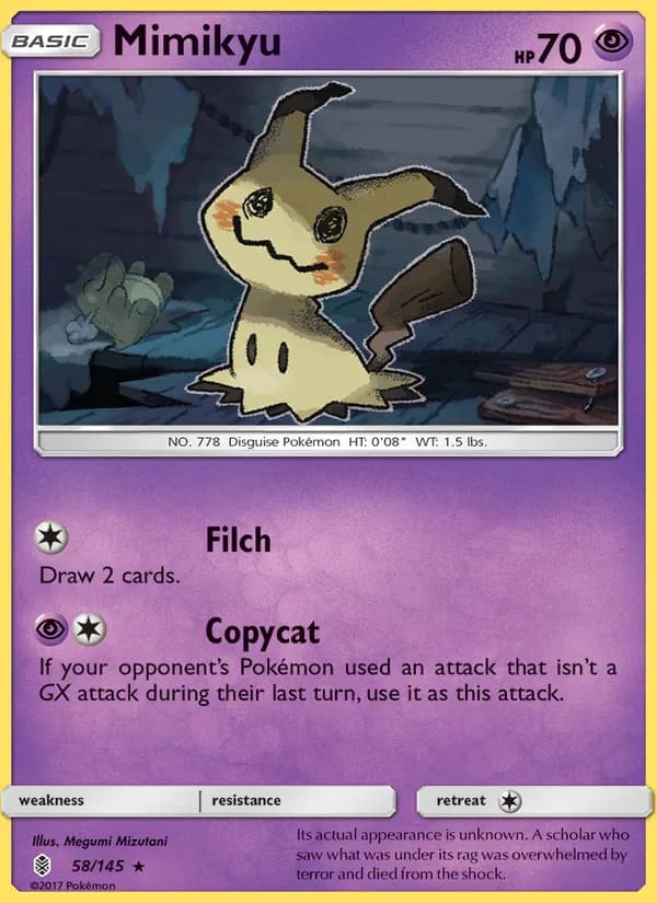 Mimikyu 58/145, Guardians Rising