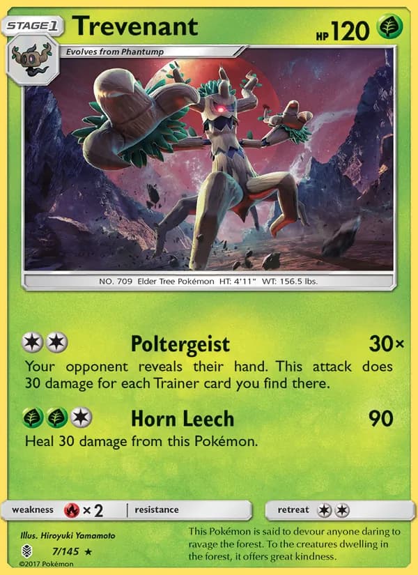Trevenant 7/145, Guardians Rising