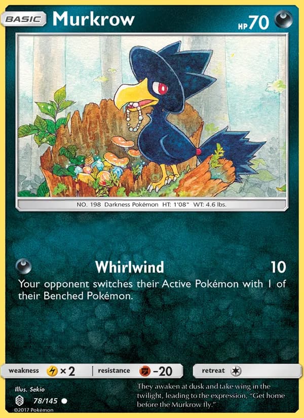 Murkrow 78/145, Guardians Rising