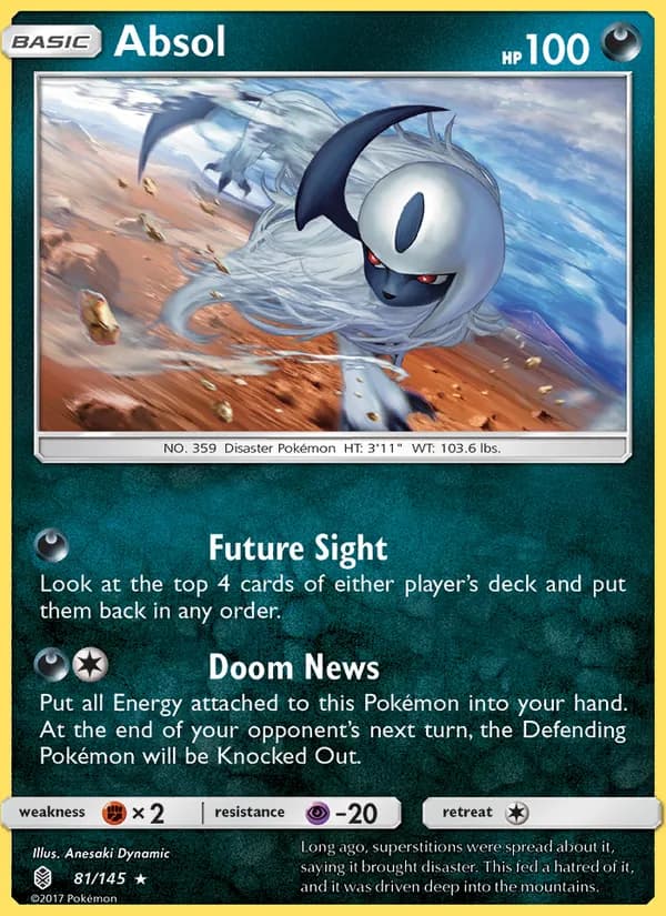 Absol 81/145, Guardians Rising