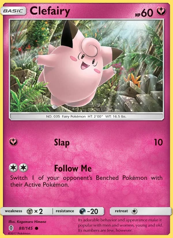 Clefairy 88/145, Guardians Rising