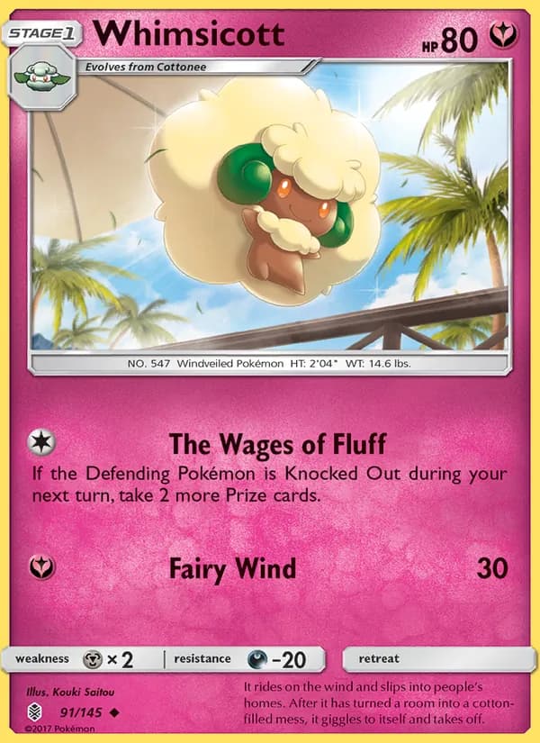 Whimsicott 91/145, Guardians Rising