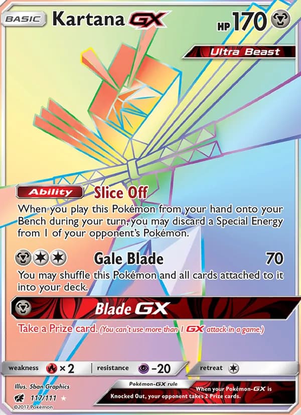 Kartana GX 117/111, Crimson Invasion