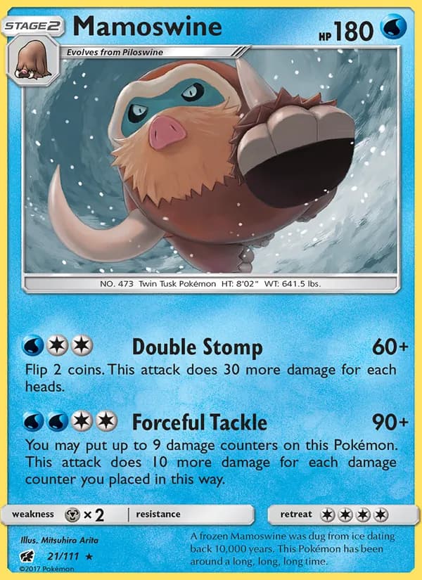 Mamoswine 21/111, Crimson Invasion