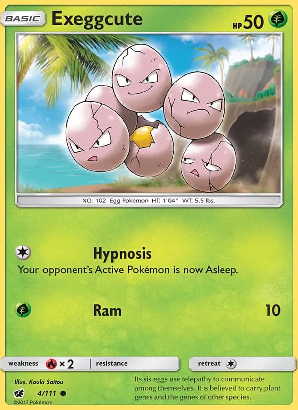 Exeggcute 4/111, Crimson Invasion