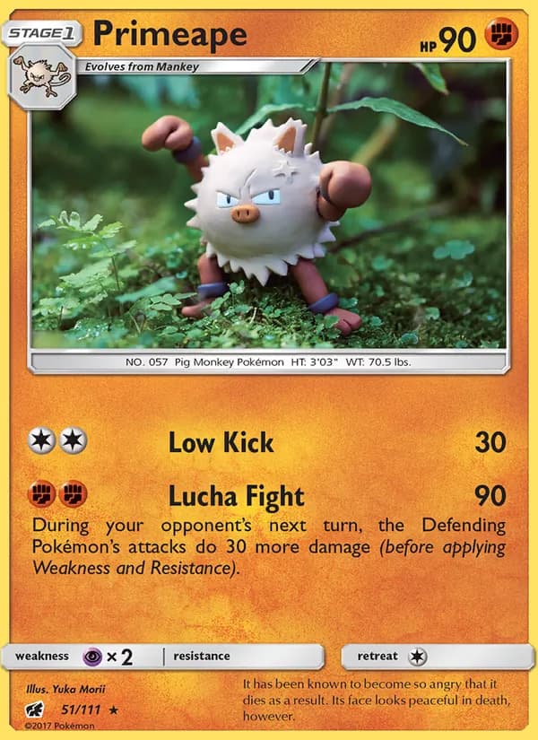 Primeape 51/111, Crimson Invasion