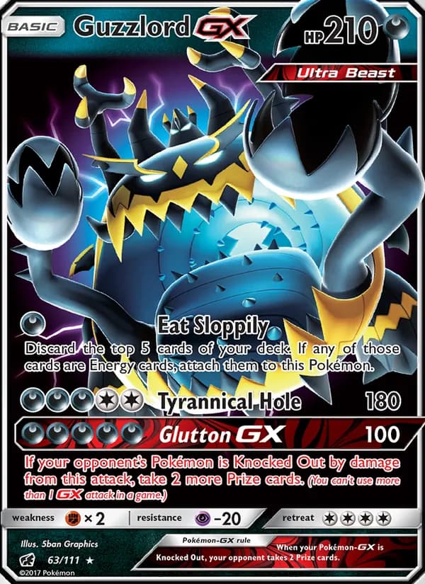 Guzzlord GX 63/111, Crimson Invasion