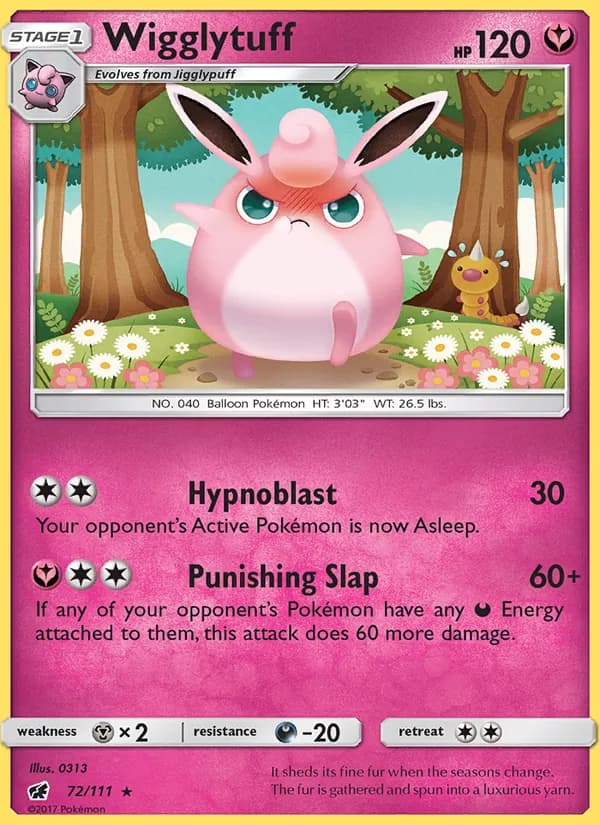 Wigglytuff 72/111, Crimson Invasion
