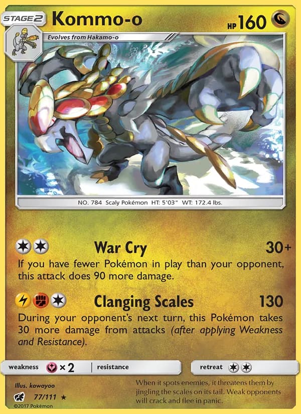 Kommo-o 77/111, Crimson Invasion