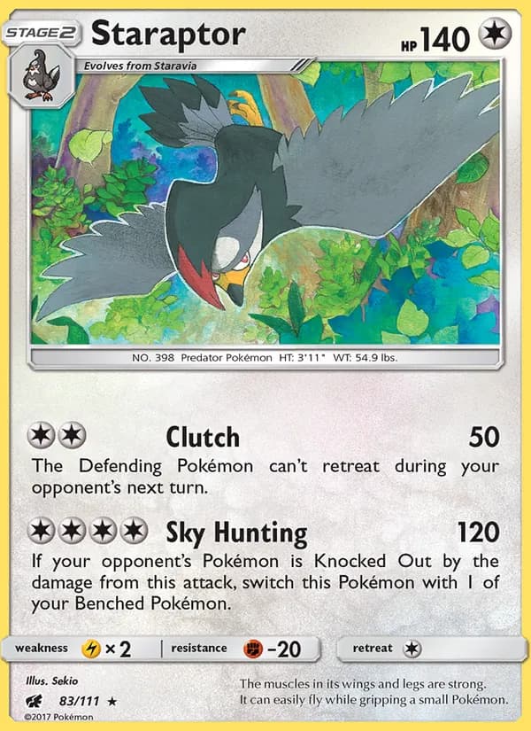 Staraptor 83/111, Crimson Invasion