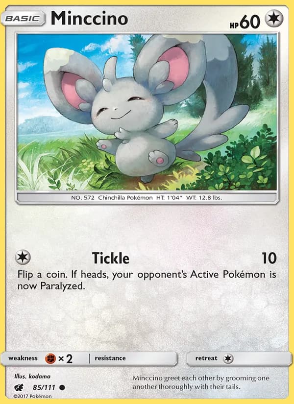Minccino 85/111, Crimson Invasion