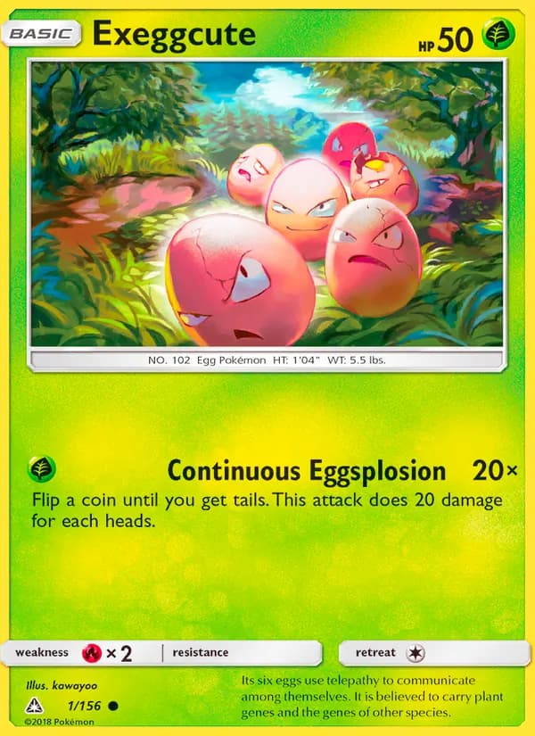 Exeggcute 1/156, Ultra Prism