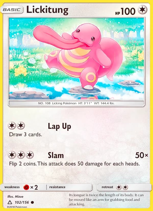 Lickitung 102/156, Ultra Prism