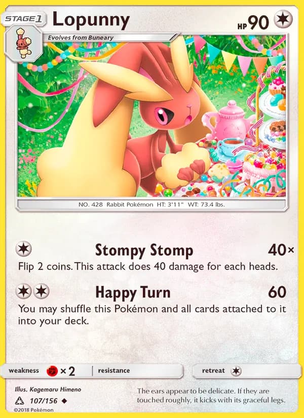 Lopunny 107/156, Ultra Prism