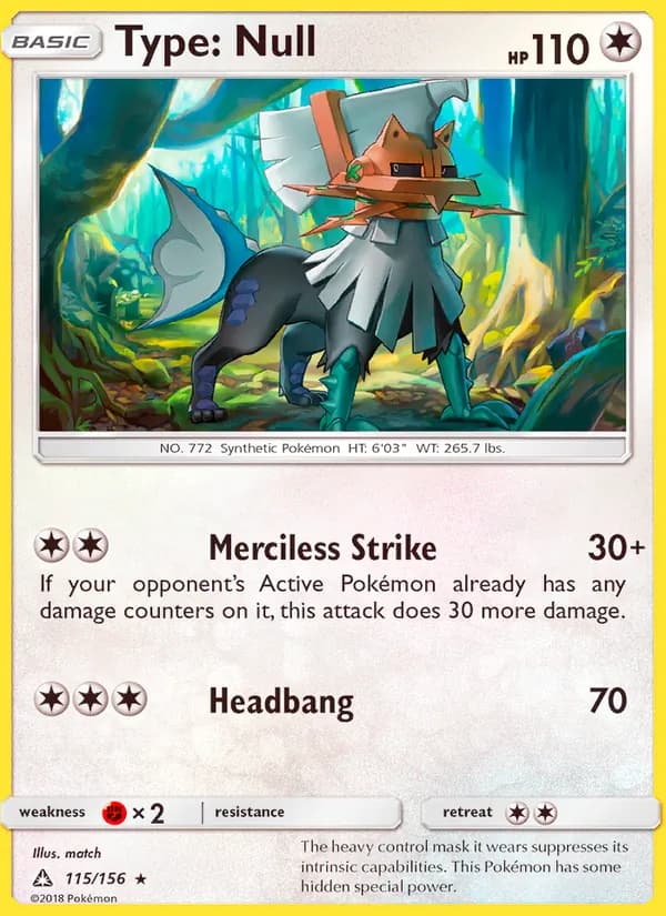 Type: Null 115/156, Ultra Prism