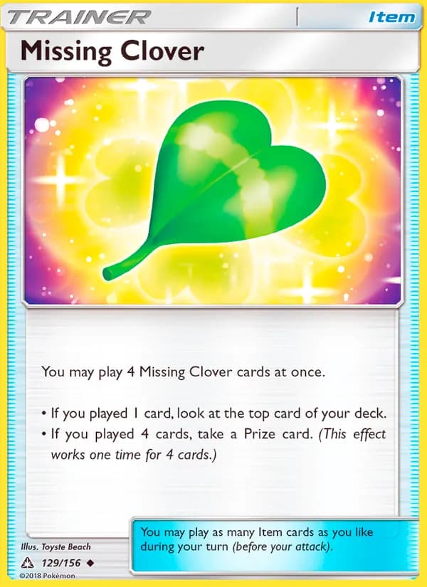 Missing Clover 129/156, Ultra Prism