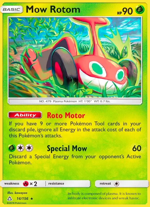 Mow Rotom 14/156, Ultra Prism