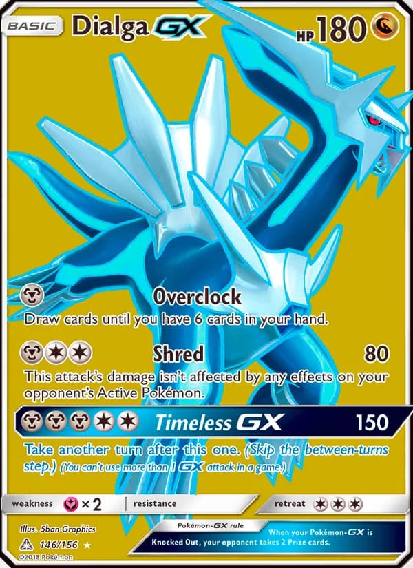 Dialga GX 146/156, Ultra Prism