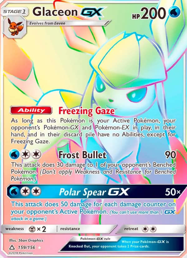 Glaceon GX 159/156, Ultra Prism