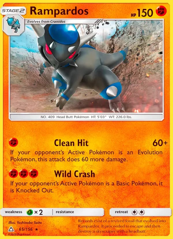 Rampardos 65/156, Ultra Prism