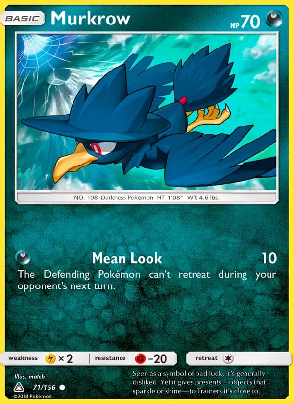 Murkrow 71/156, Ultra Prism