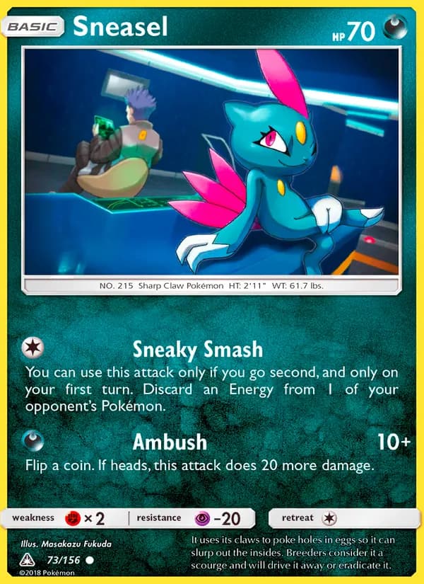 Sneasel 73/156, Ultra Prism