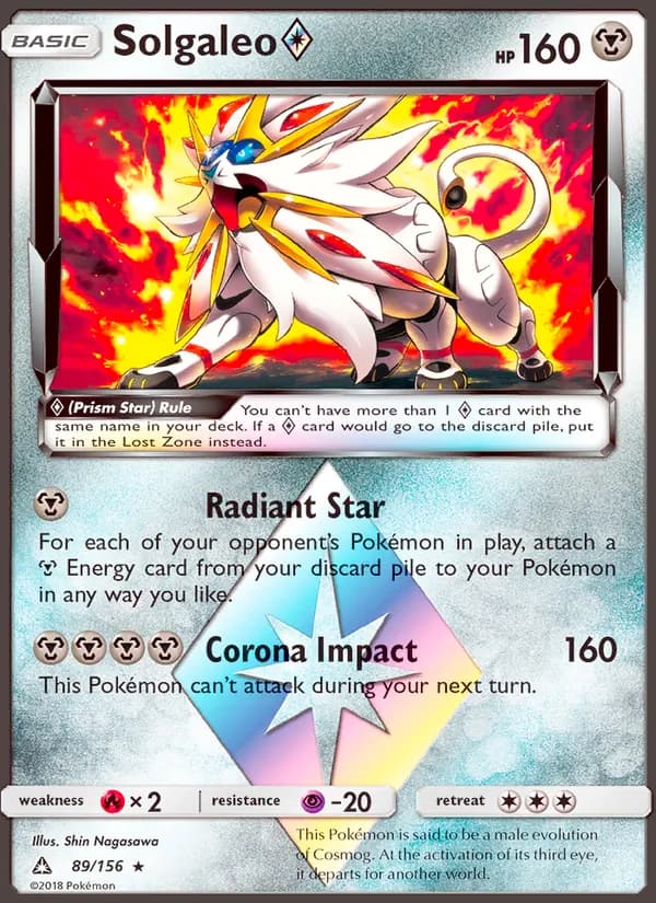 Solgaleo ◇ 89/156, Ultra Prism