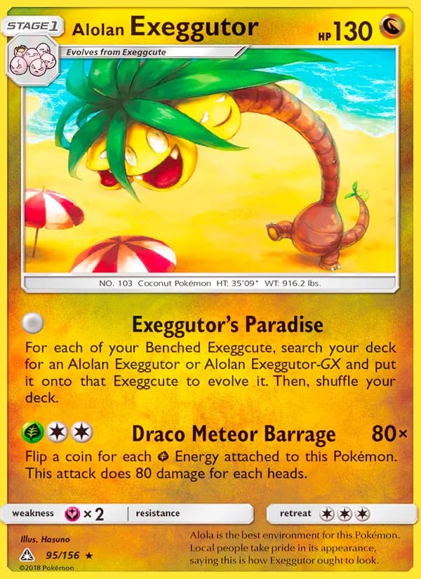 Alolan Exeggutor 95/156, Ultra Prism