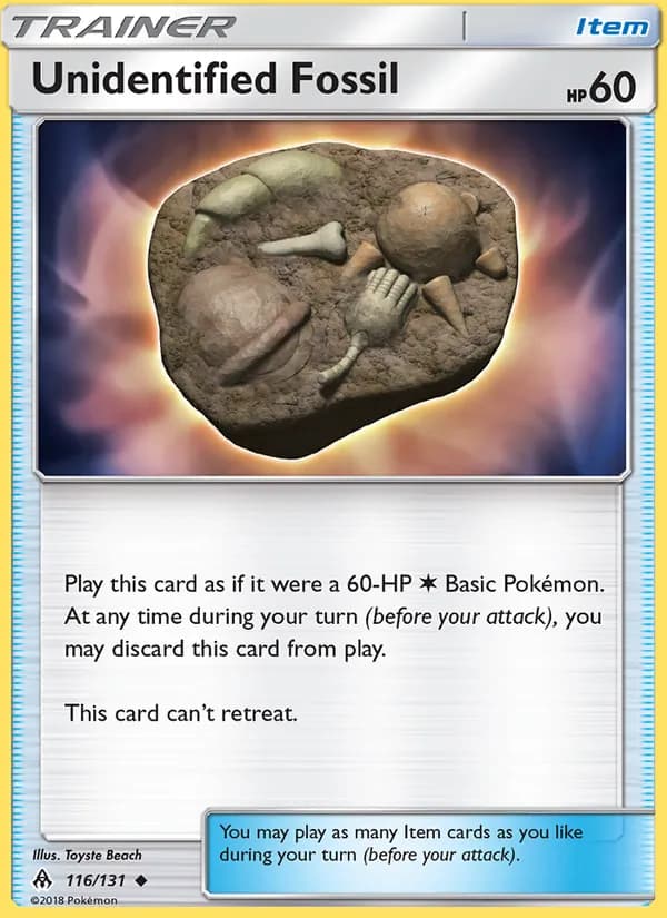 Unidentified Fossil 116/131, Forbidden Light