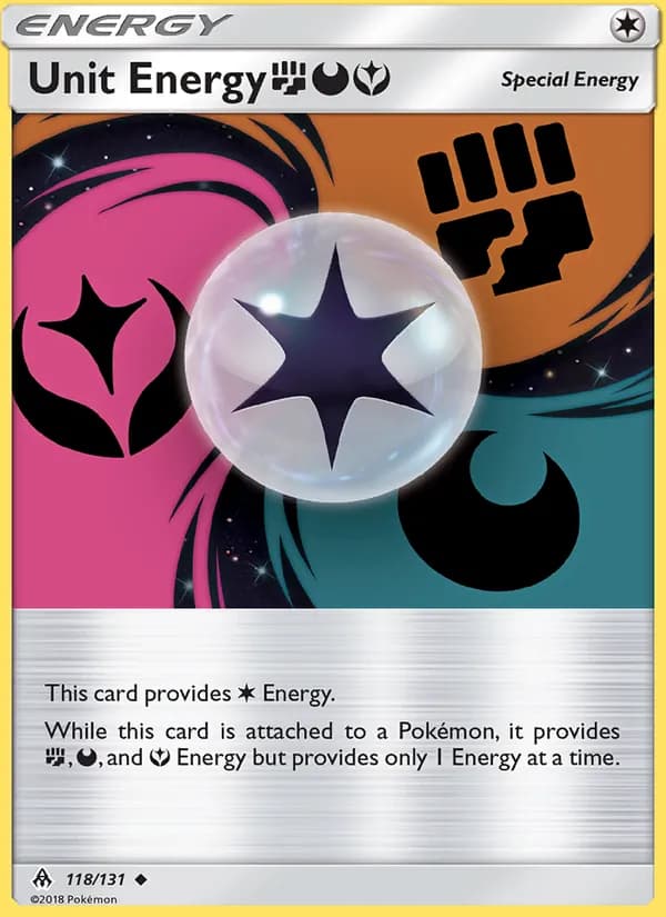 Unit Energy FightingDarknessFairy 118/131, Forbidden Light