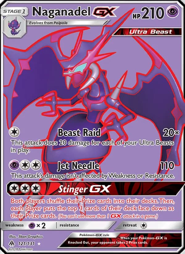 Naganadel GX 121/131, Forbidden Light