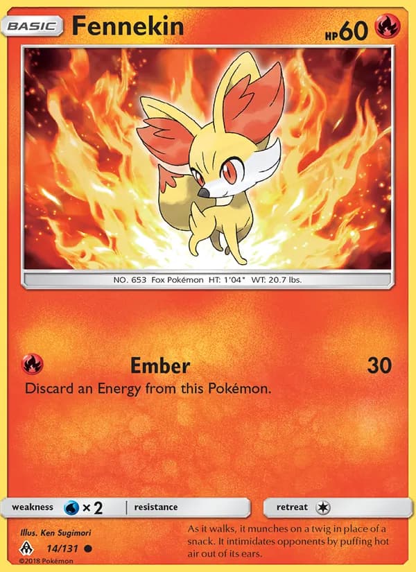 Fennekin 14/131, Forbidden Light