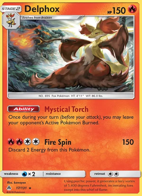 Delphox 17/131, Forbidden Light