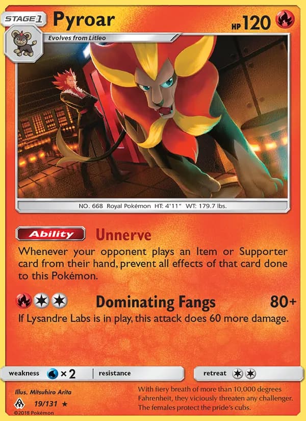 Pyroar 19/131, Forbidden Light